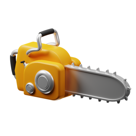 Chainsaw Machine  3D Icon