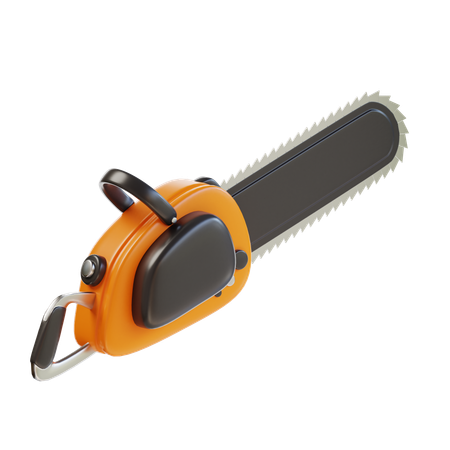 Chainsaw Machine  3D Icon