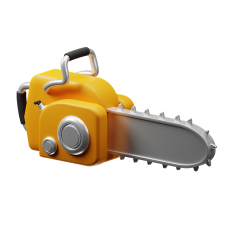 Chainsaw Machine  3D Icon