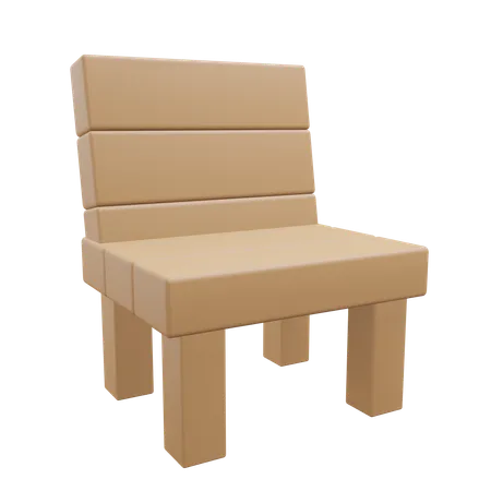 Chair Home Furniture Illustration With Transparent Background 3D Icon