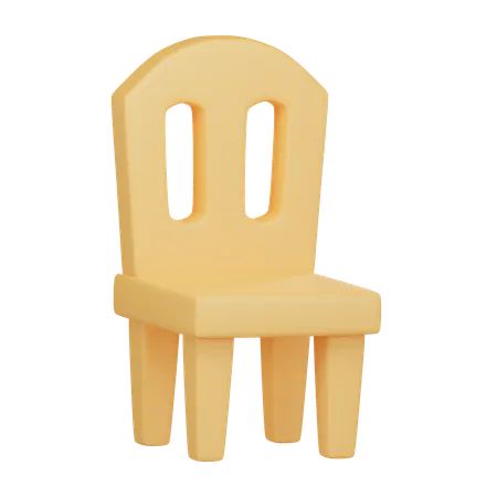 Retro Chair 3 D Icon 3D Icon