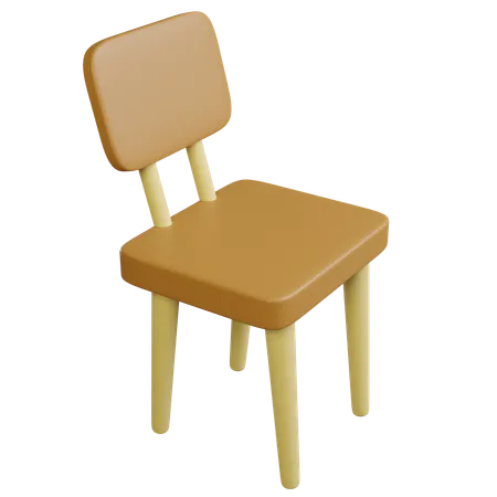 3 D Illustration Of Chair 3D Icon
