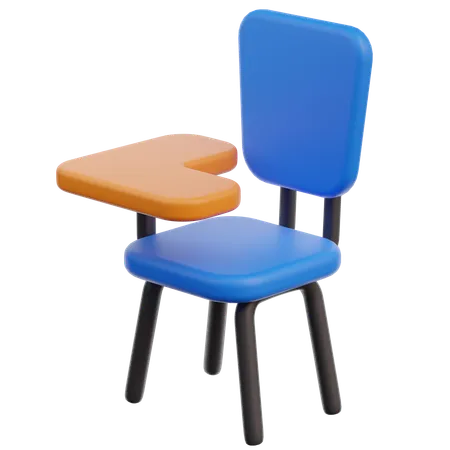 School Chair 3 D Icon 3D Icon