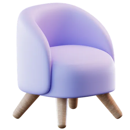 3 D Illustration Chair 3D Icon