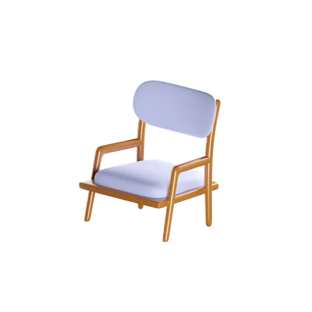 Chair 3 D Render 3D Icon