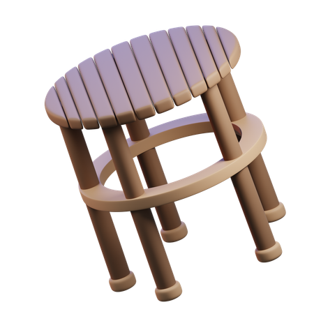 Chair  3D Icon