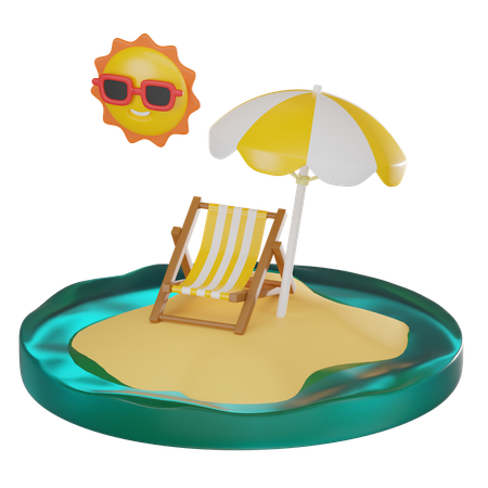Chair  3D Icon
