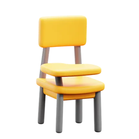 Chair Desk  3D Icon