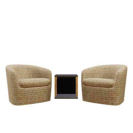 Chair set  3D Icon