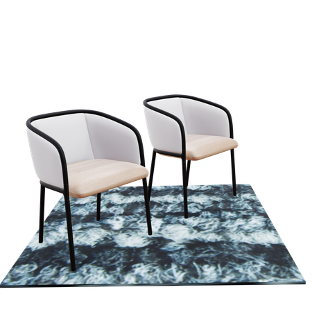 Chair  set  3D Icon