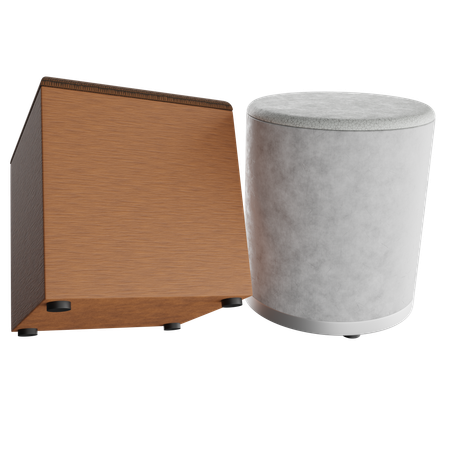 Tabouret  3D Icon