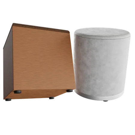 Tabouret  3D Icon