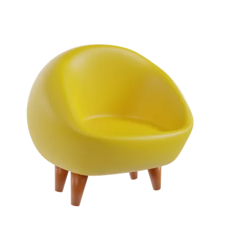 Chaise  3D Icon