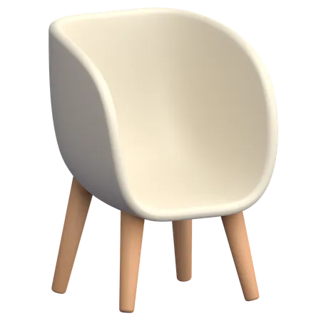 Chaise  3D Icon