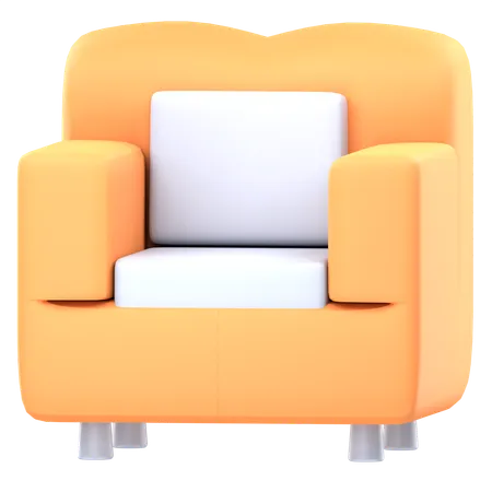 Chaise  3D Icon