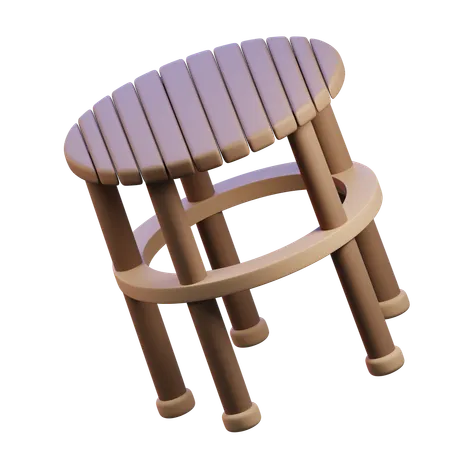 Chaise  3D Icon