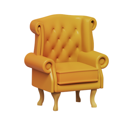 Chaise  3D Icon