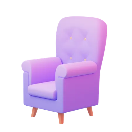 Chaise  3D Icon