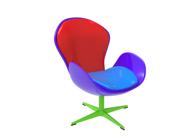 Chaise  3D Icon