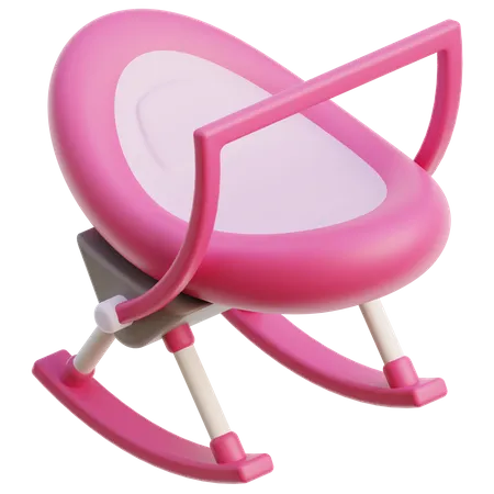 Chaise berçante bébé  3D Icon