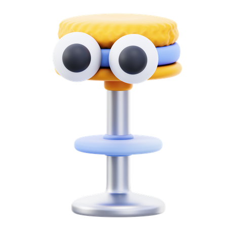 Chaise assise  3D Icon