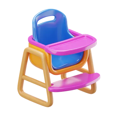 Chaise de bébé  3D Icon