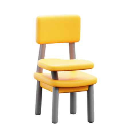 Chaise bureau  3D Icon