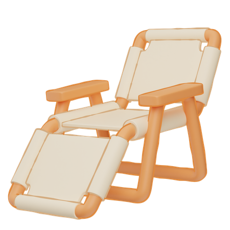 Chaise confortable  3D Icon