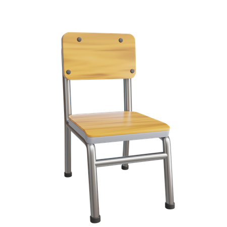 Chaise d'école  3D Icon