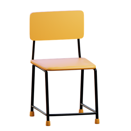 Chaise d'école  3D Icon