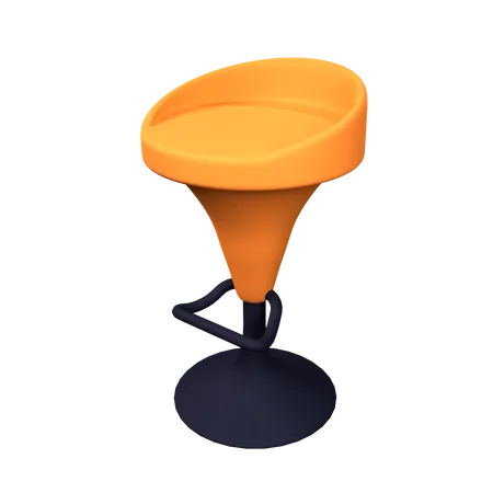 Chaise de bar  3D Icon