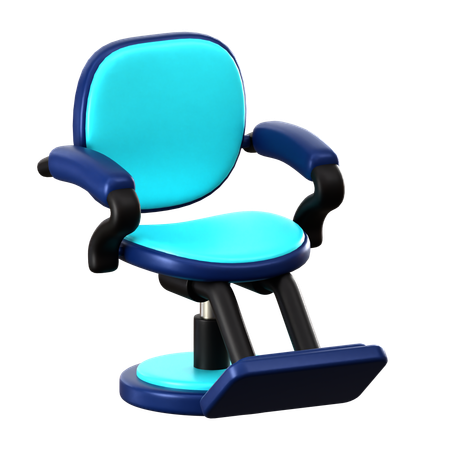 Chaise de barbier  3D Icon