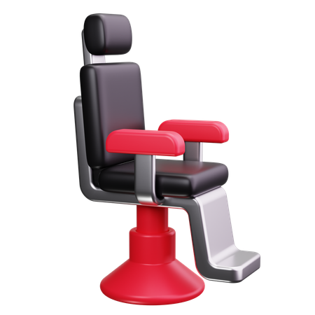 Chaise de barbier  3D Icon