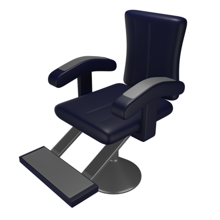 Chaise de barbier  3D Icon