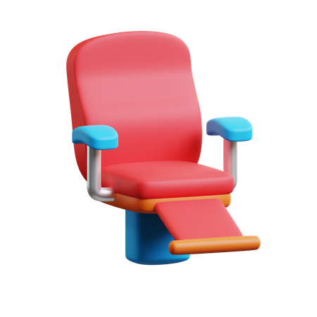 Chaise de barbier  3D Icon