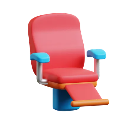 Chaise de barbier  3D Icon