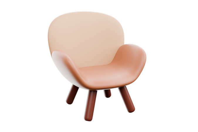 Chaise de bureau  3D Icon