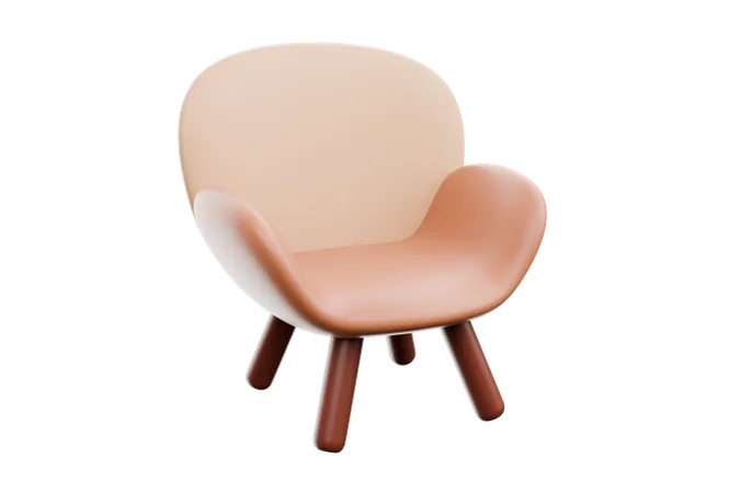 Chaise de bureau  3D Icon