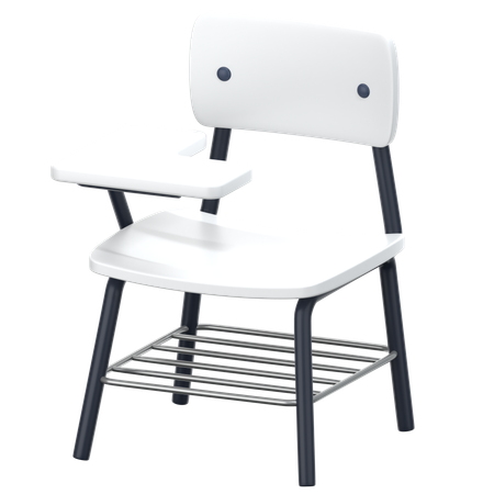 Chaise de bureau d'université  3D Icon