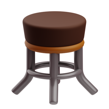 Chaise de café  3D Icon