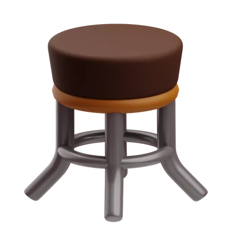 Chaise de café  3D Icon