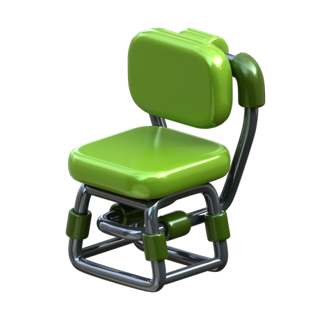 Chaise de camp  3D Icon