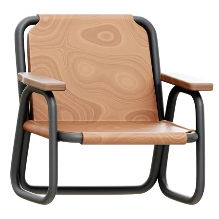 Chaise de camping  3D Icon