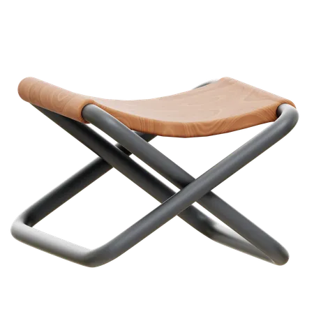 Chaise de camping  3D Icon