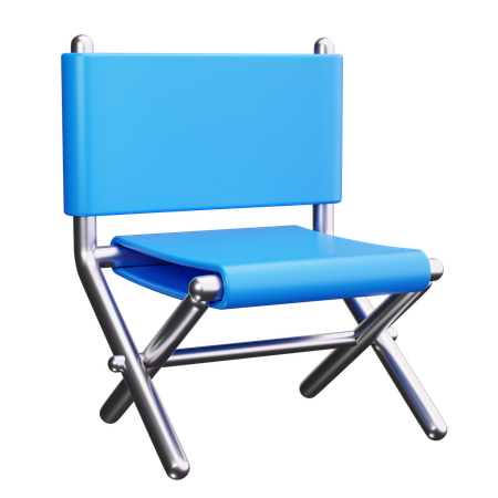 Chaise de camping  3D Icon