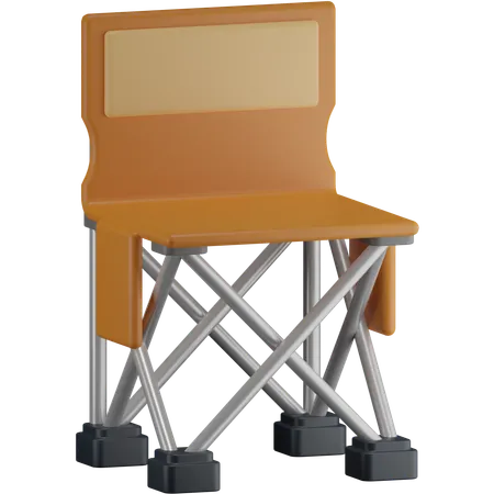 Chaise de camping  3D Icon