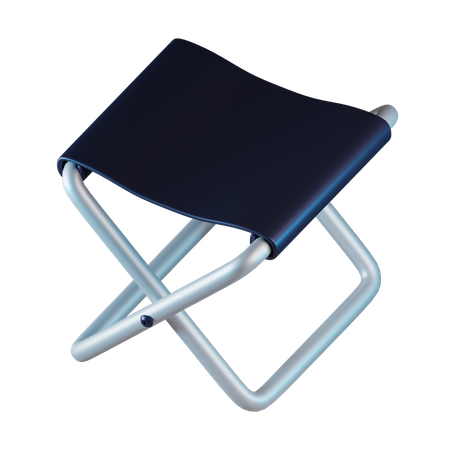 Chaise de camping  3D Icon