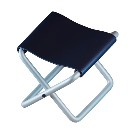 Chaise de camping  3D Icon