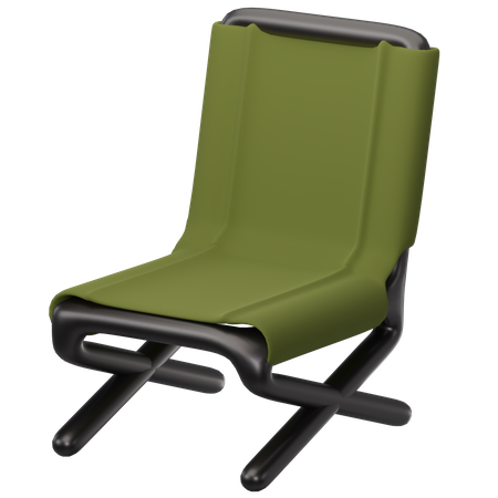 Chaise de camping  3D Icon