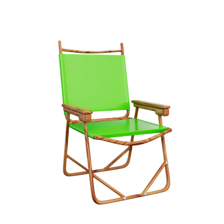 Chaise de camping  3D Icon